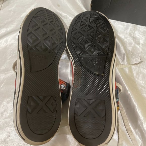 DC Comics Chuck Taylor All Star Superman High Tops Converse Used Sz 9 \ 11 - Picture 6 of 12